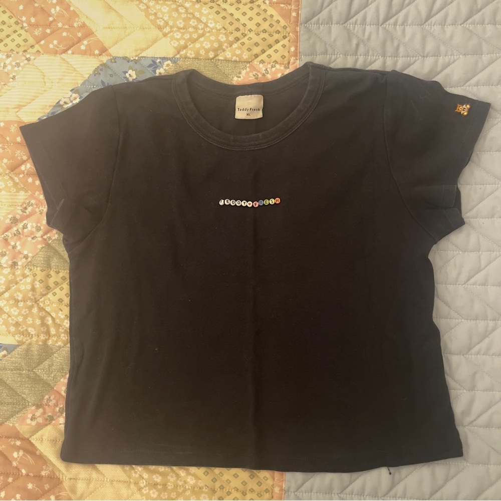 Teddy fresh baby tee with beads